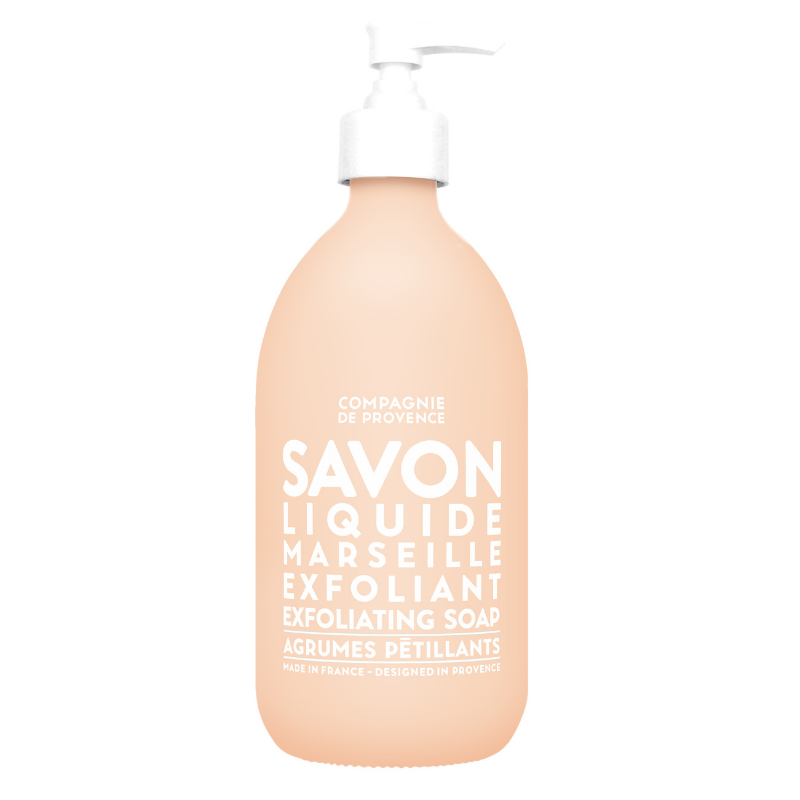 EXFOLIATING-LIQUID-SOAP-MARSEILLE-300ML Flasche mit Exfoliating Liquid Soap Marseille, 300ml, von Compagnie de Provence.