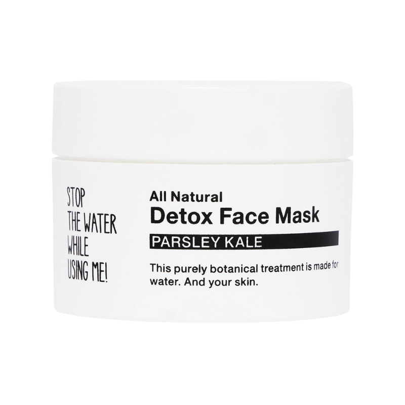 STOP-THE-WATER-WHILE-USING-ME-ALL-NATURAL-PARSLEY-KALE-DETOX-FACE-MASK Mascarilla facial detox de perejil y col rizada 100% natural