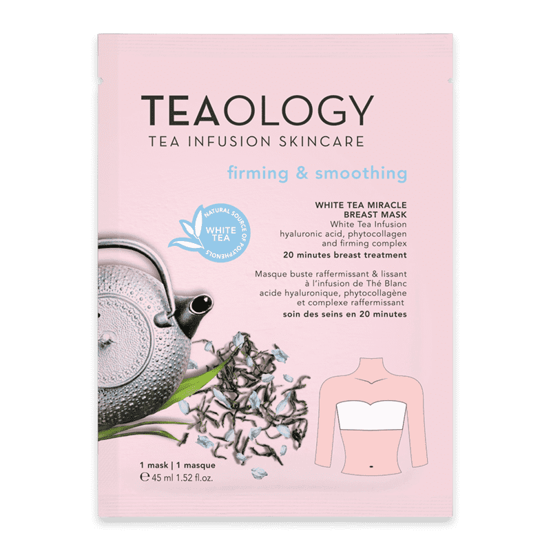 T50223-8050148502234-White-Tea-Miracle-Breast-Mask-Firming-and-Smooting-Alta_optimized Teebeutel-Verpackung von Teaology White Tea Miracle Breast Mask, festigend und glättend, 45 ml.