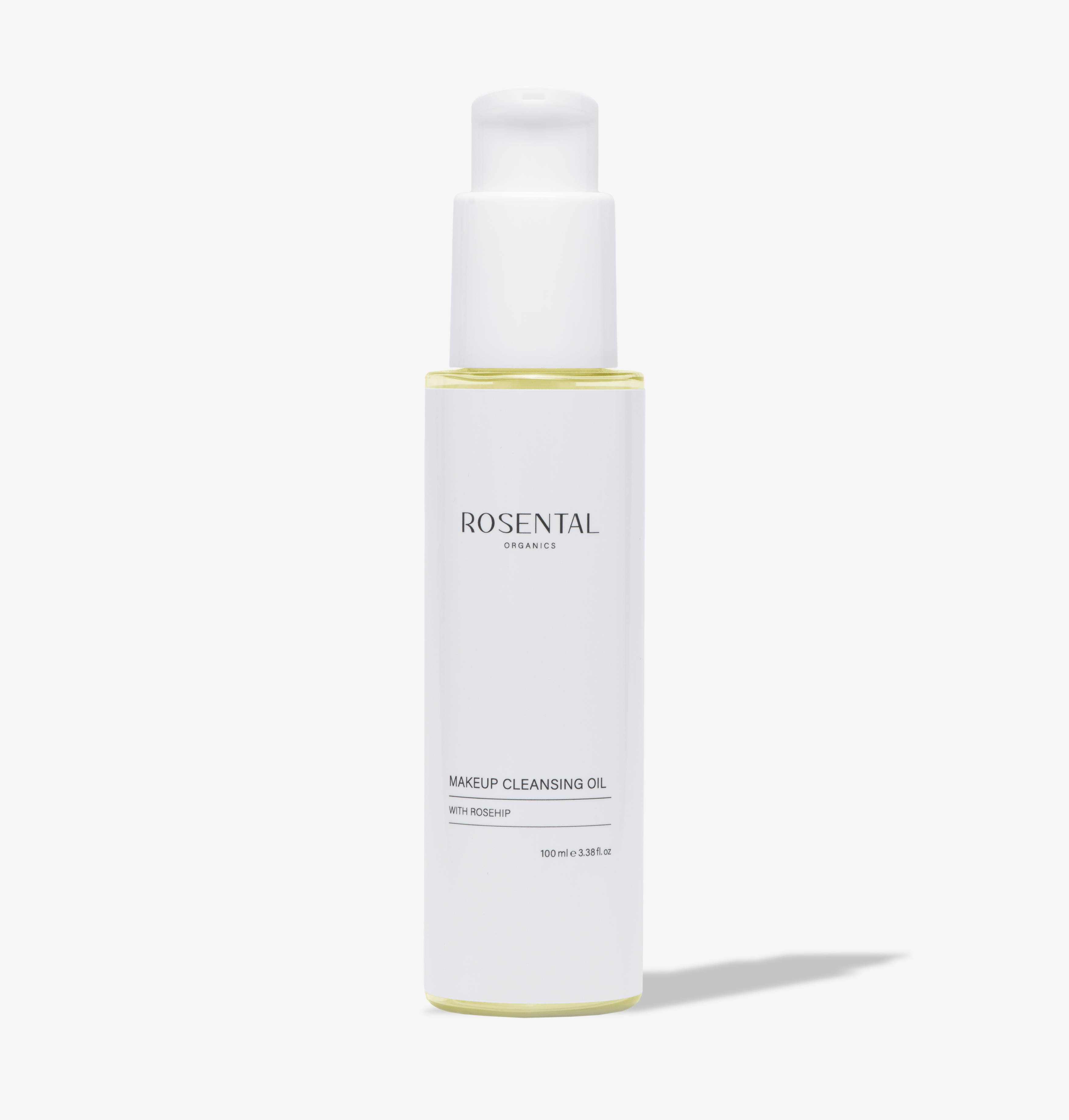 4260576414502 Rosental Organics Makeup Cleansing Oil mit Hagebutte, 100 ml Flasche auf weißem Hintergrund.