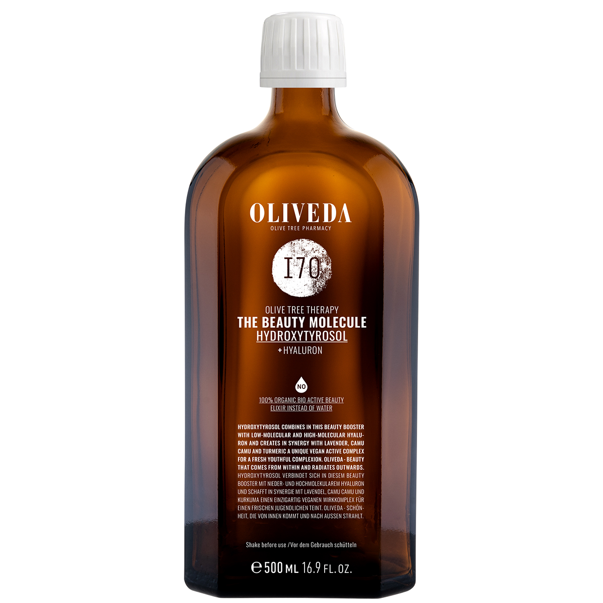 OLIVEDA_1200x1200_72dpi_I70_TheBeautyMolecule_500ml I70 La molécula de belleza