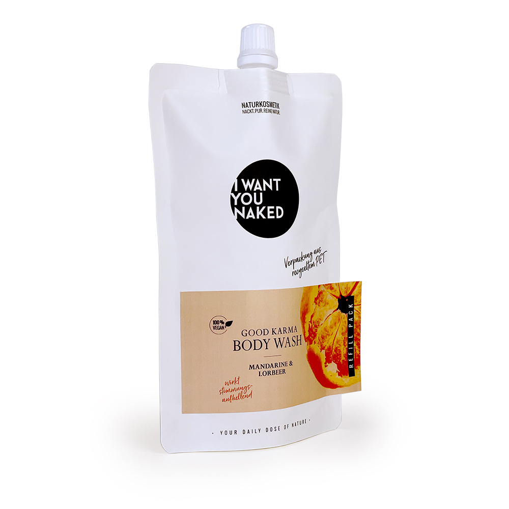 BW-40-RF_0010101391785_01_LOW GOOD KARMA Gel de Ducha con Mandarina y Laurel 1000ml Recarga