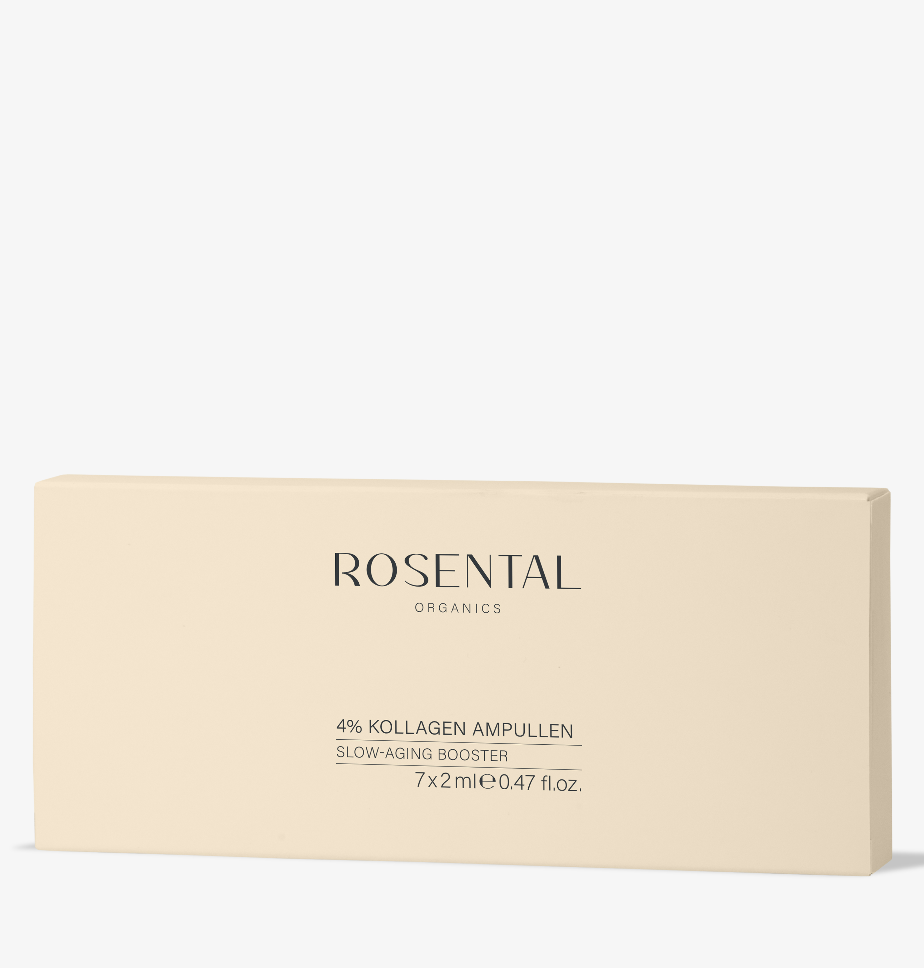 collagen_ampullen_bild1 Verpackung von Rosental Organics 4% Kollagen Ampullen, Slow-Aging Booster, 7x2ml.