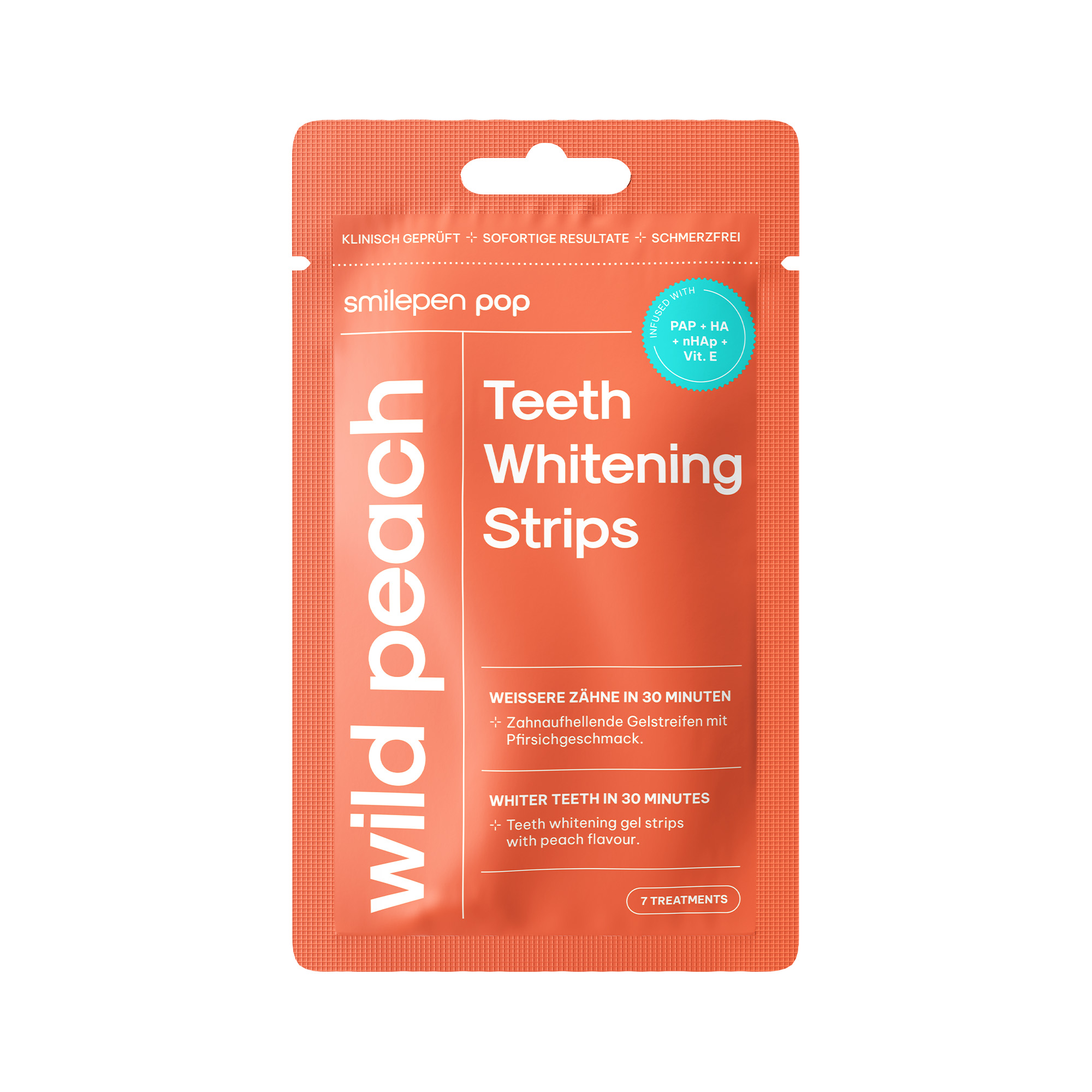 Pop "Wild Peach" Teeth Whitening Strips Pop "Wild Peach" Teeth Whitening Strips