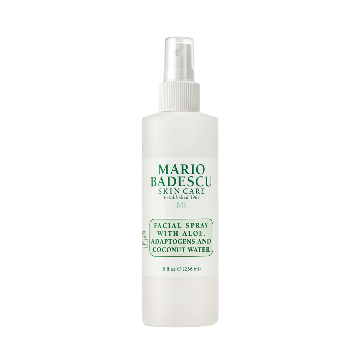 13454_0 Flasche Mario Badescu Gesichtsspray mit Aloe, Adaptogenen und Kokoswasser, 236 ml.