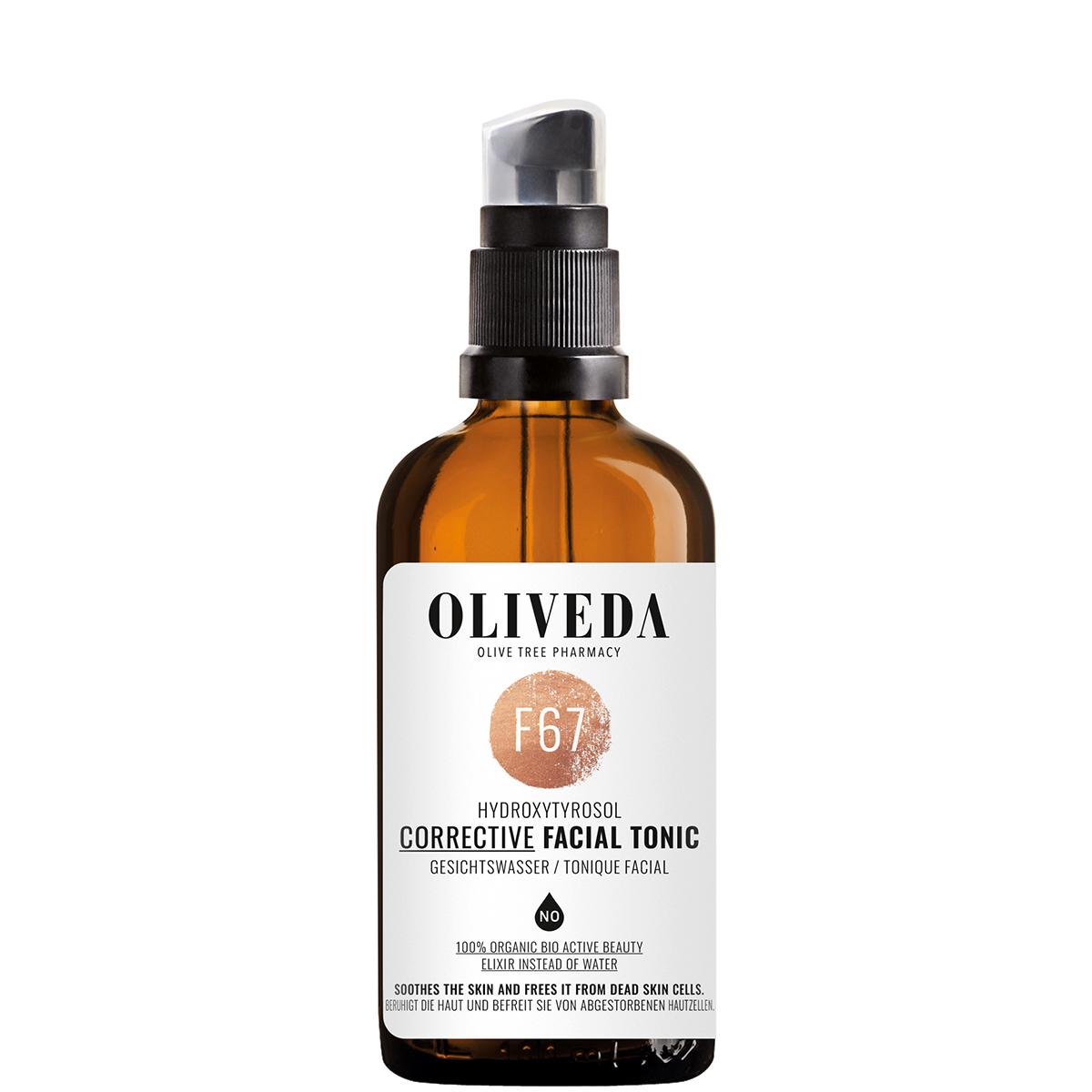 OLIVEDA_1200x1200_72dpi_F67_FacialToner_Corrective_100ml F67 Tónico Facial Corrector Hydroxytyrosol