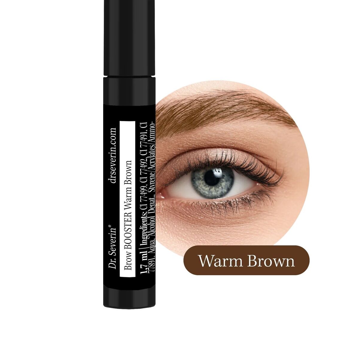 Brow Liner & Booster 2-en-1 suero para cejas Cálido