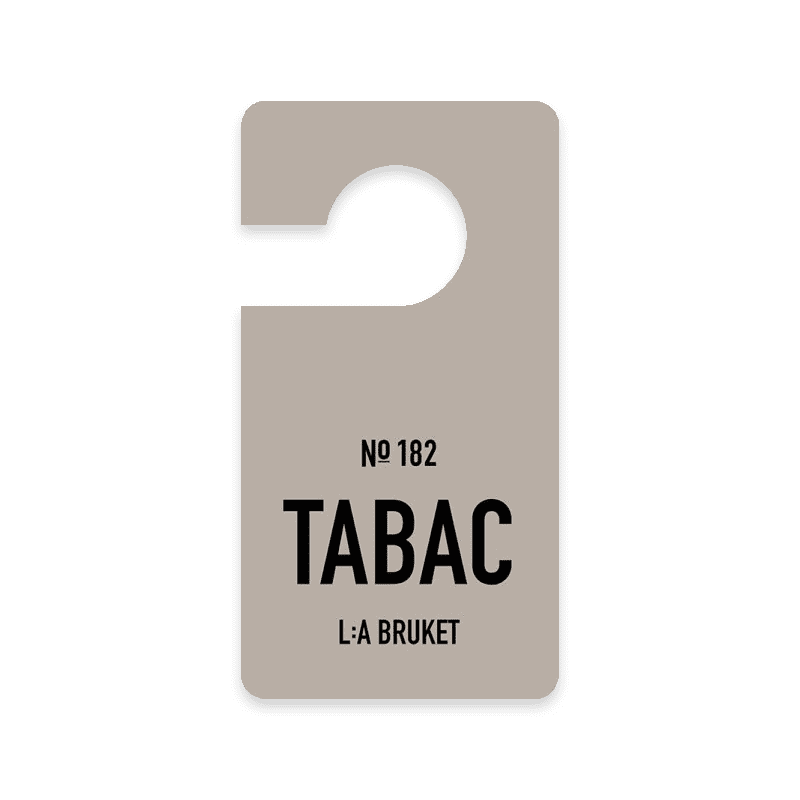 No. 182 Etiqueta de fragancia Tabac