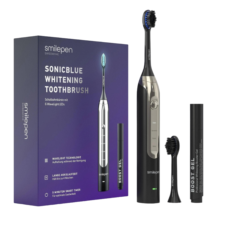 Sonicblue Wavelight Bleaching Cepillo de dientes sónico - Cepillo de dientes sónico con Gel Boost